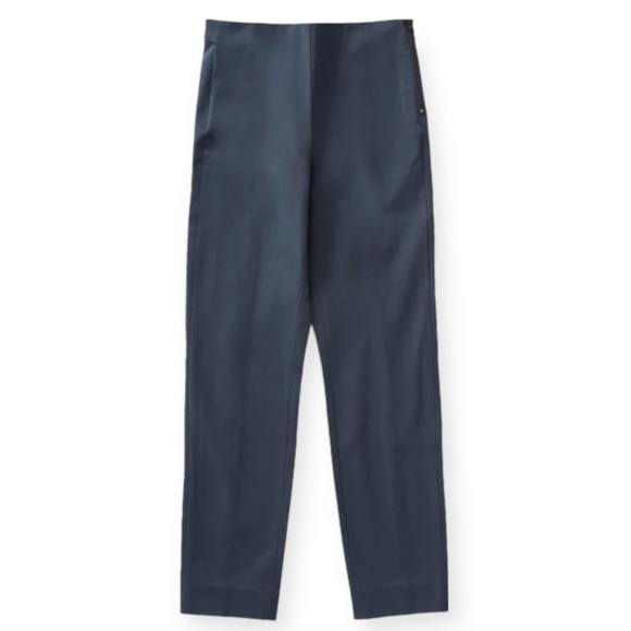 Everlane The Side-Zip Stretch Cotton Pant in Navy - Picture 1 of 4